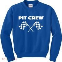 Auto Racing Pit Crew Funny Gift Kids Sweatshirt thumb 0