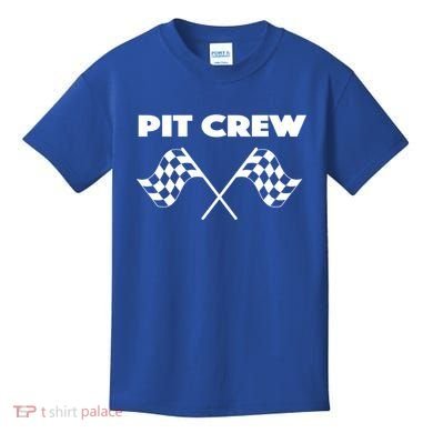 Auto Racing Pit Crew Funny Gift Kids T-Shirt