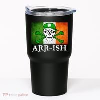 Arr-ish Irish Pirate St. Patrick's Day Flag Tumbler thumb 0