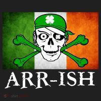 Arr-ish Irish Pirate St. Patrick's Day Flag Tumbler thumb 3