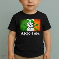 Arr-ish Irish Pirate St. Patrick's Day Flag Toddler T-Shirt thumb 2