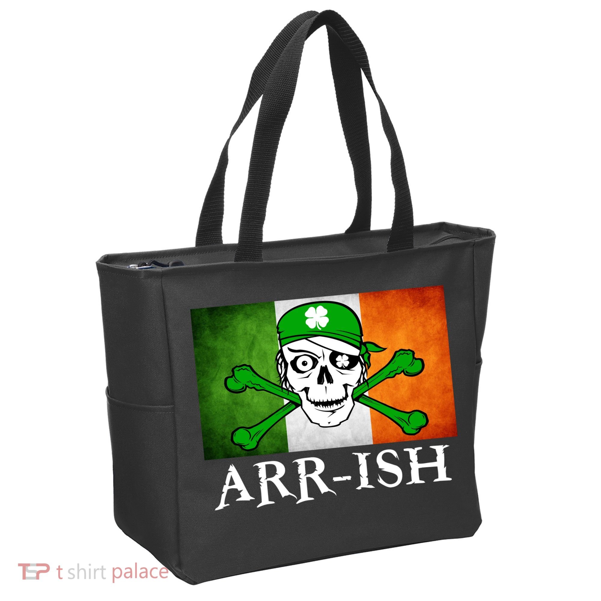 Arr-ish Irish Pirate St. Patrick's Day Flag Tote Bag