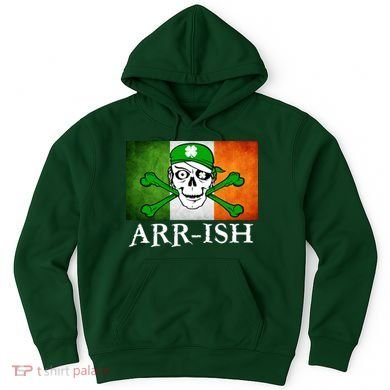 Arr-ish Irish Pirate St. Patrick's Day Flag Hoodie