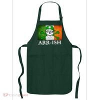 Arr-ish Irish Pirate St. Patrick's Day Flag Apron thumb 0