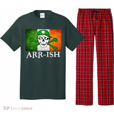 Arr-ish Irish Pirate St. Patrick's Day Flag Pajama Set