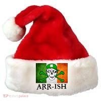 Arr-ish Irish Pirate St. Patrick's Day Flag Santa Hat thumb 0