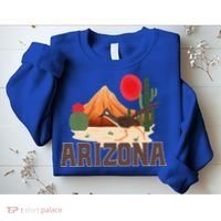 Arizona Roadrunner Retro Boho Desert Cactus Sweatshirt thumb 2
