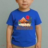Arizona Roadrunner Retro Boho Desert Cactus Toddler T-Shirt thumb 2