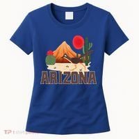 Arizona Roadrunner Retro Boho Desert Cactus Women's T-Shirt thumb 0