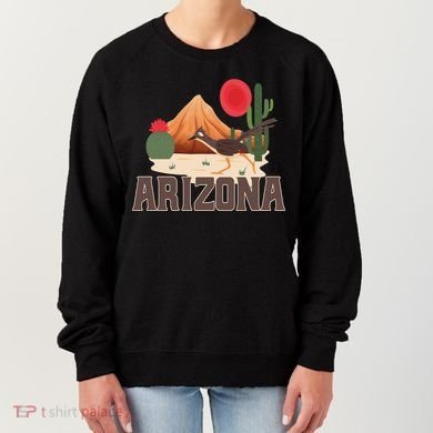 Arizona Roadrunner Retro Boho Desert Cactus Cute Gift Women's Sweatshirt