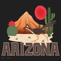 Arizona Roadrunner Retro Boho Desert Cactus Cute Gift Women's Sweatshirt thumb 2