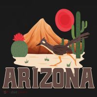 Arizona Roadrunner Retro Boho Desert Cactus Cute Gift Doggie Tank thumb 4