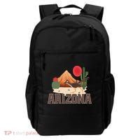 Arizona Roadrunner Retro Boho Desert Cactus Cute Gift Backpack thumb 0