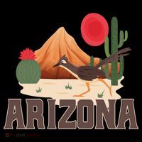 Arizona Roadrunner Retro Boho Desert Cactus Cute Gift Coffee Mug thumb 5