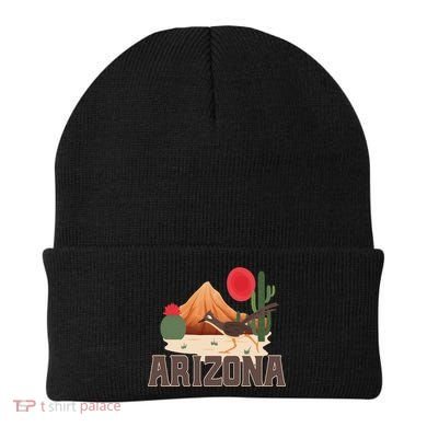 Arizona Roadrunner Retro Boho Desert Cactus Cute Gift Beanie