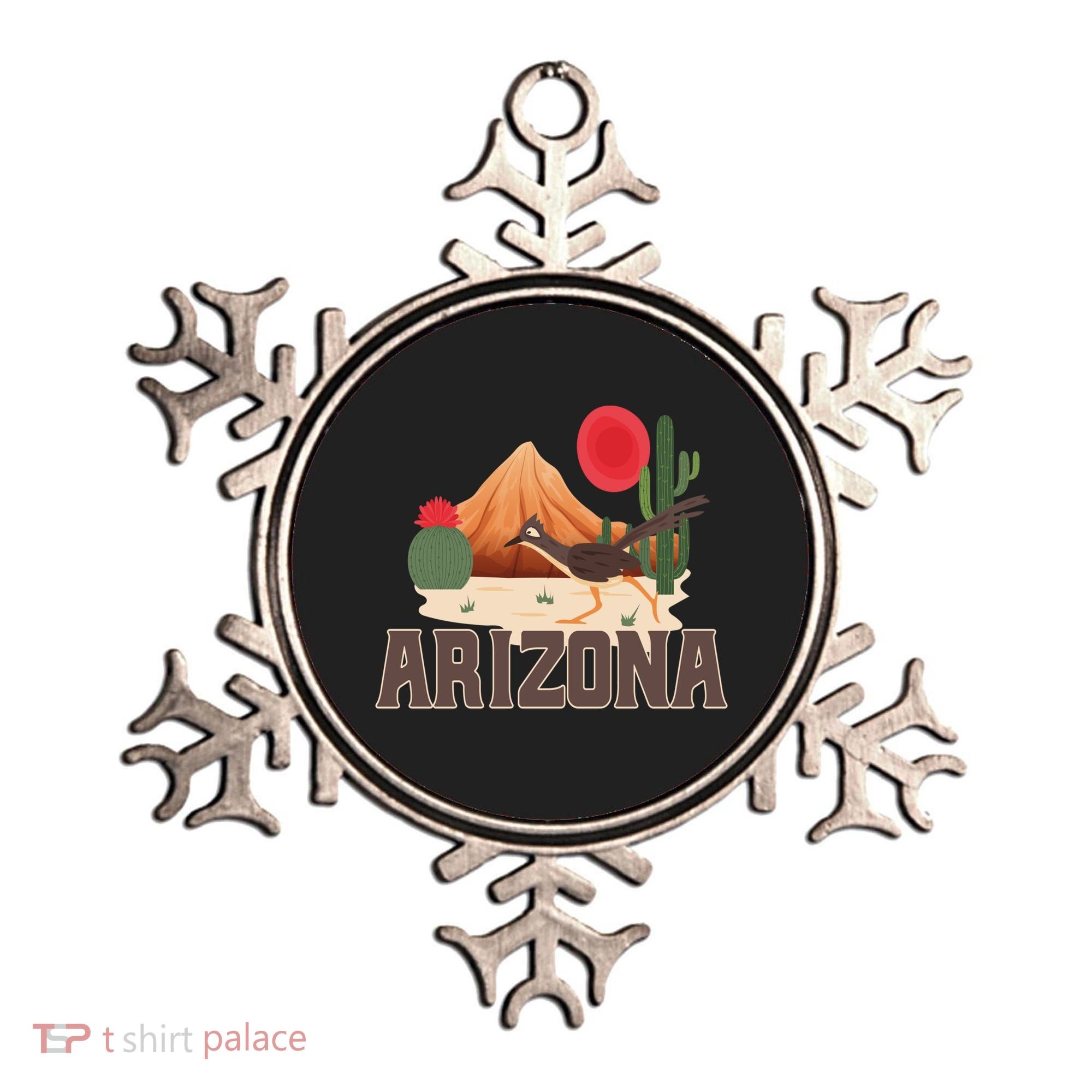 Arizona Roadrunner Retro Boho Desert Cactus Cute Gift Ornament