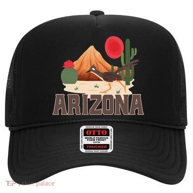 Arizona Roadrunner Retro Boho Desert Cactus Cute Gift Hat