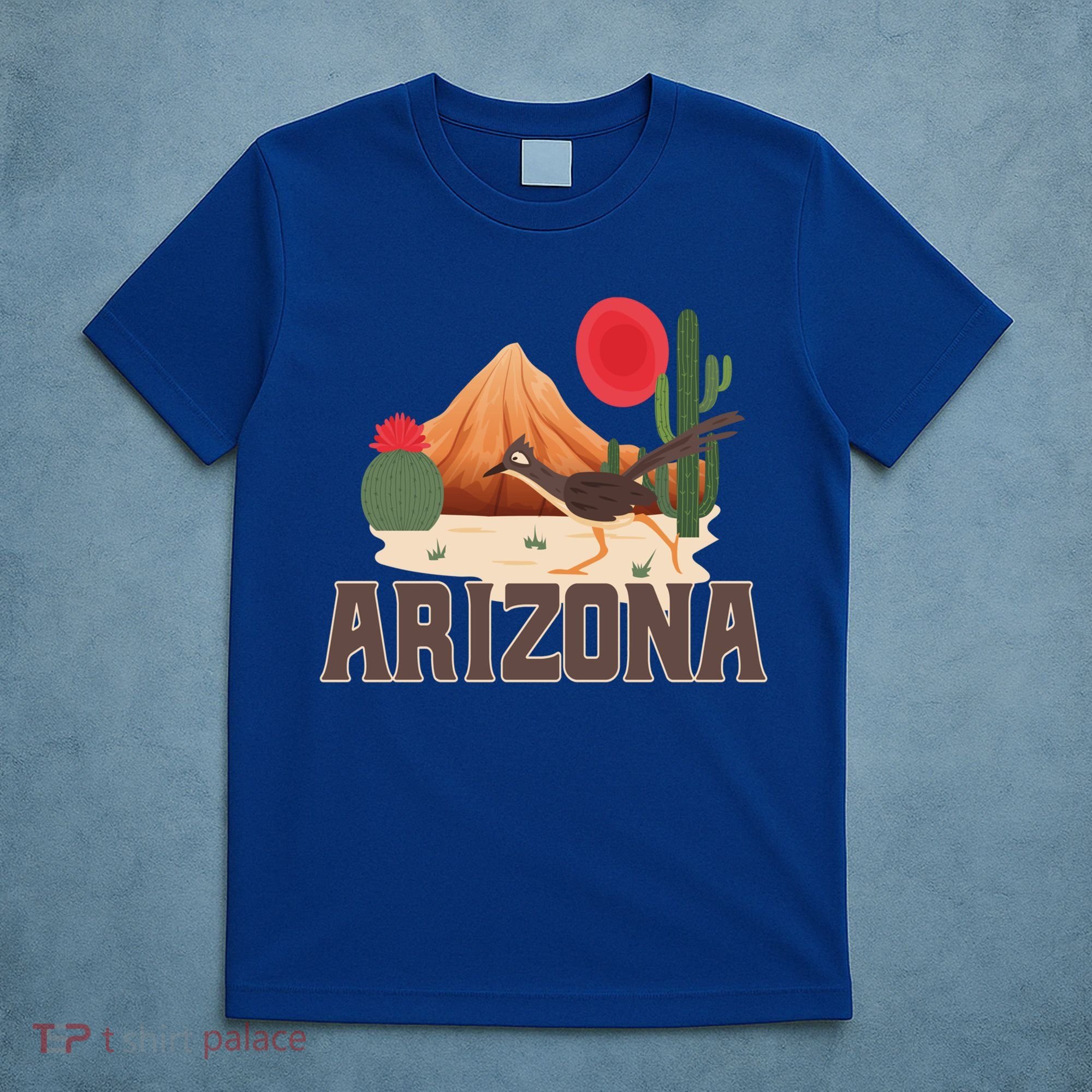 Arizona Roadrunner Retro Boho Desert Cactus Cute Gift T-Shirt