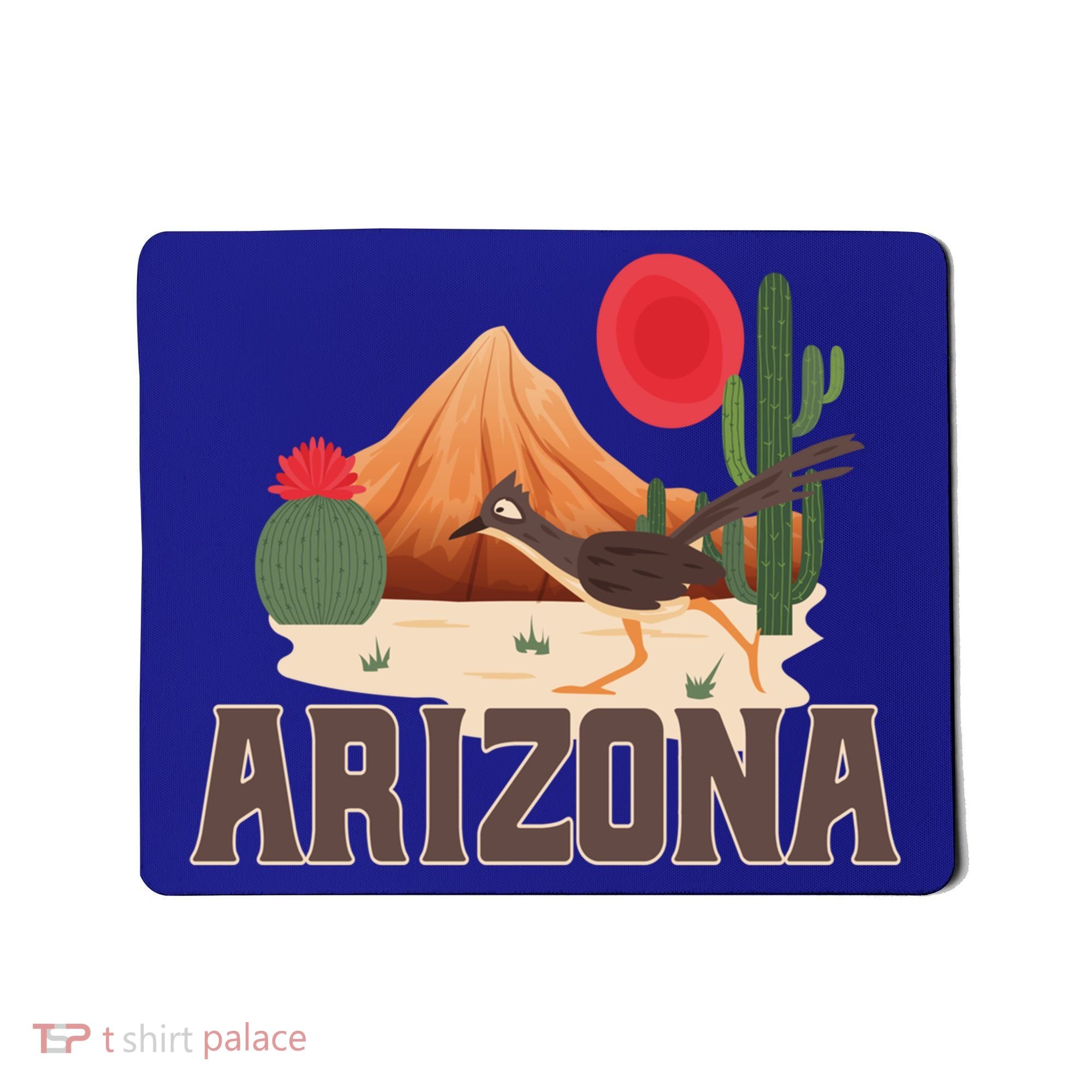 Arizona Roadrunner Retro Boho Desert Cactus Cute Gift Mousepad