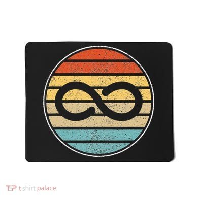 Autism Rights Retro Vintage Infinity – Autism Awareness Mousepad