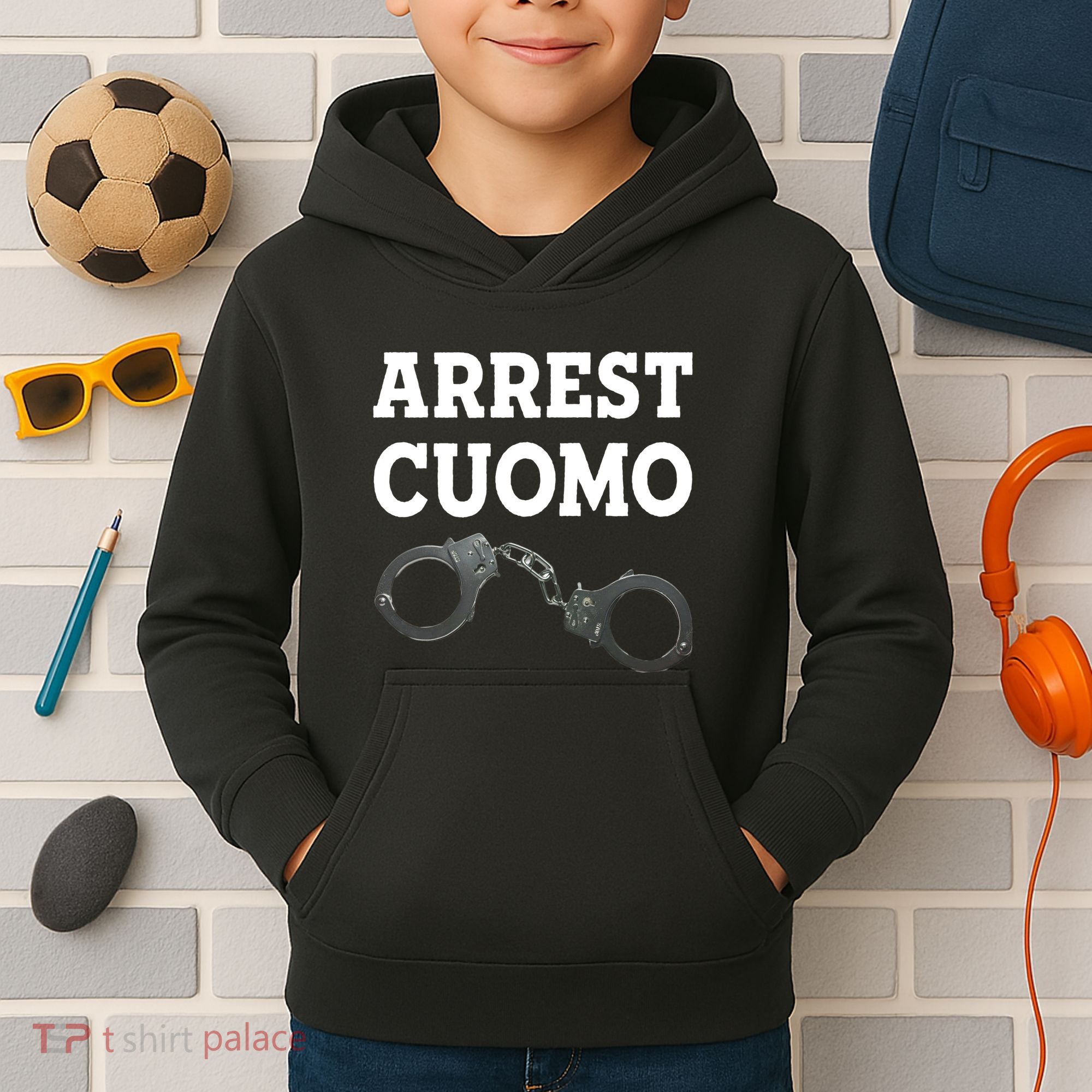 Arrest Cuomo Kids Hoodie