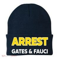 Arrest Gates And Fauci Beanie thumb 0