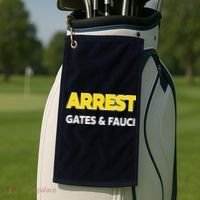 Arrest Gates And Fauci Golf Towel thumb 2