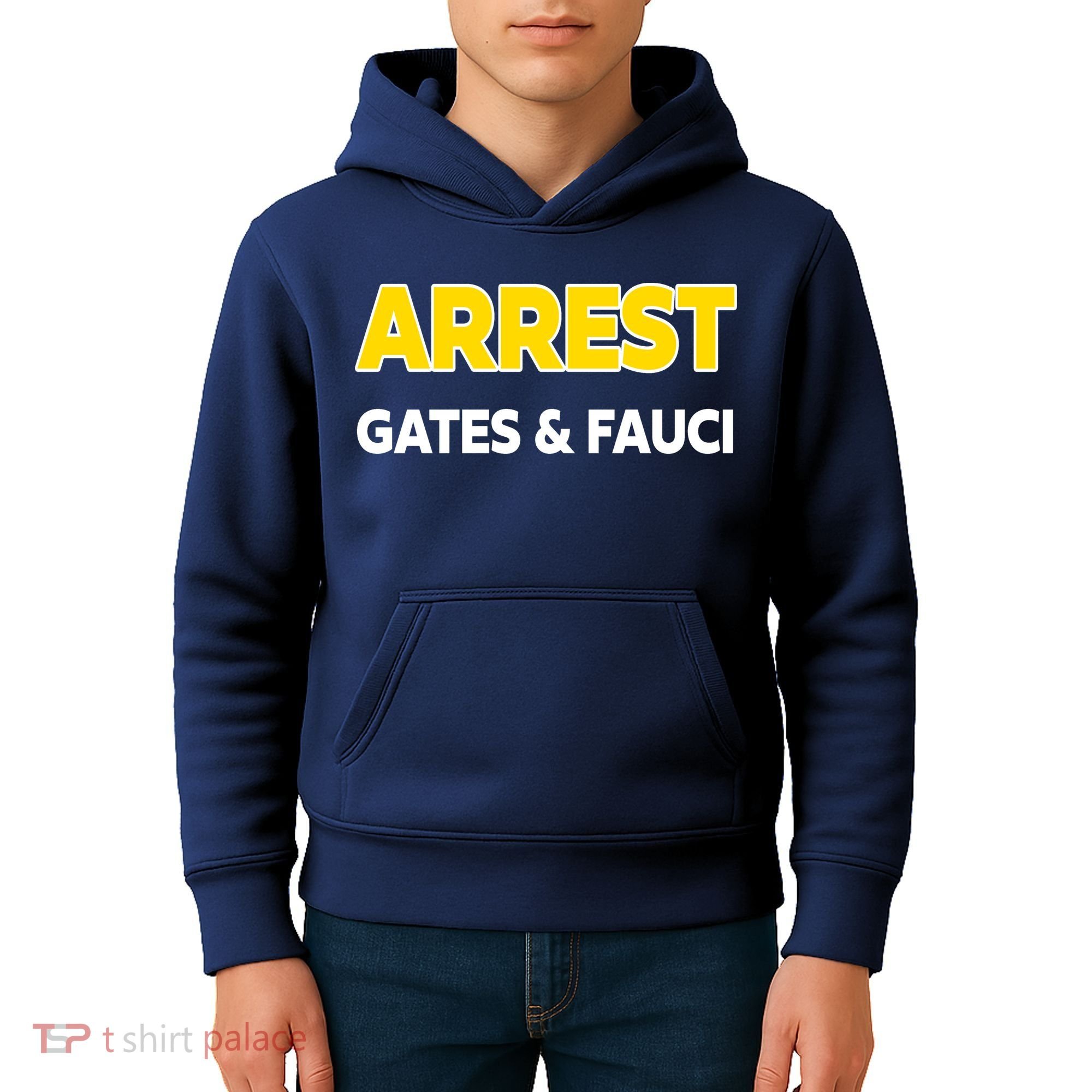 Arrest Gates And Fauci Kids Hoodie