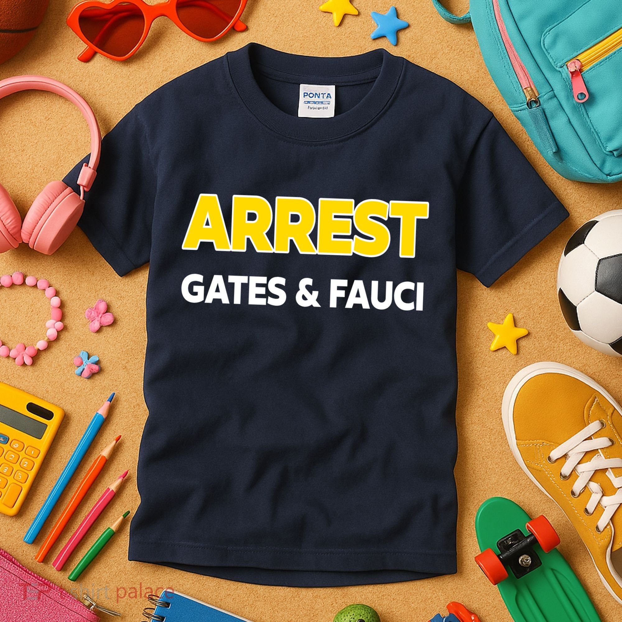 Arrest Gates And Fauci Kids T-Shirt