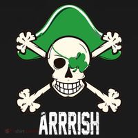 Arrrish Irish Clover skull St Patricks Day Pajama Set thumb 2