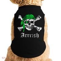 Arrrish Irish Pirate Skull Clover Doggie Tank thumb 0