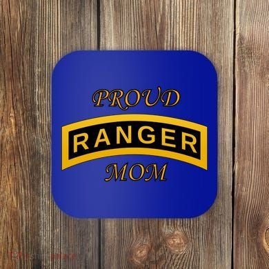 Army Ranger School Tab Gift Proud Mom Gift Meaningful Gift Coaster