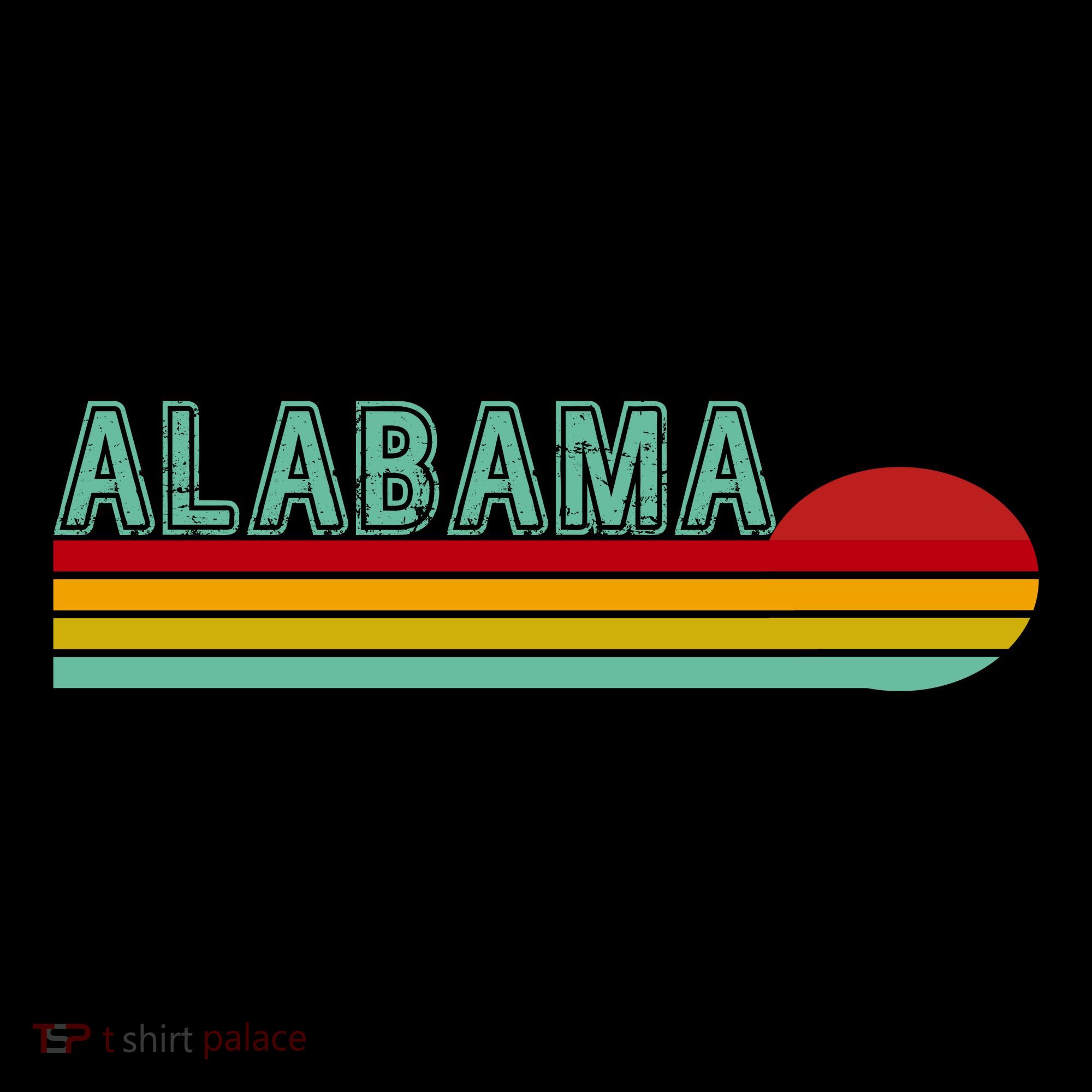 Alabama Retro Style Coaster