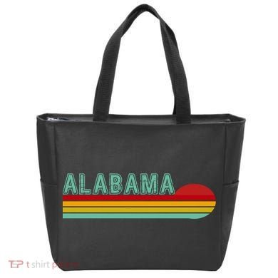 Alabama Retro Style Tote Bag