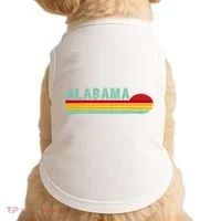 Alabama Retro Style Doggie Tank thumb 0