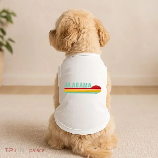 Alabama Retro Style Doggie Tank