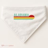 Alabama Retro Style USA-Made Doggie Bandana thumb 0