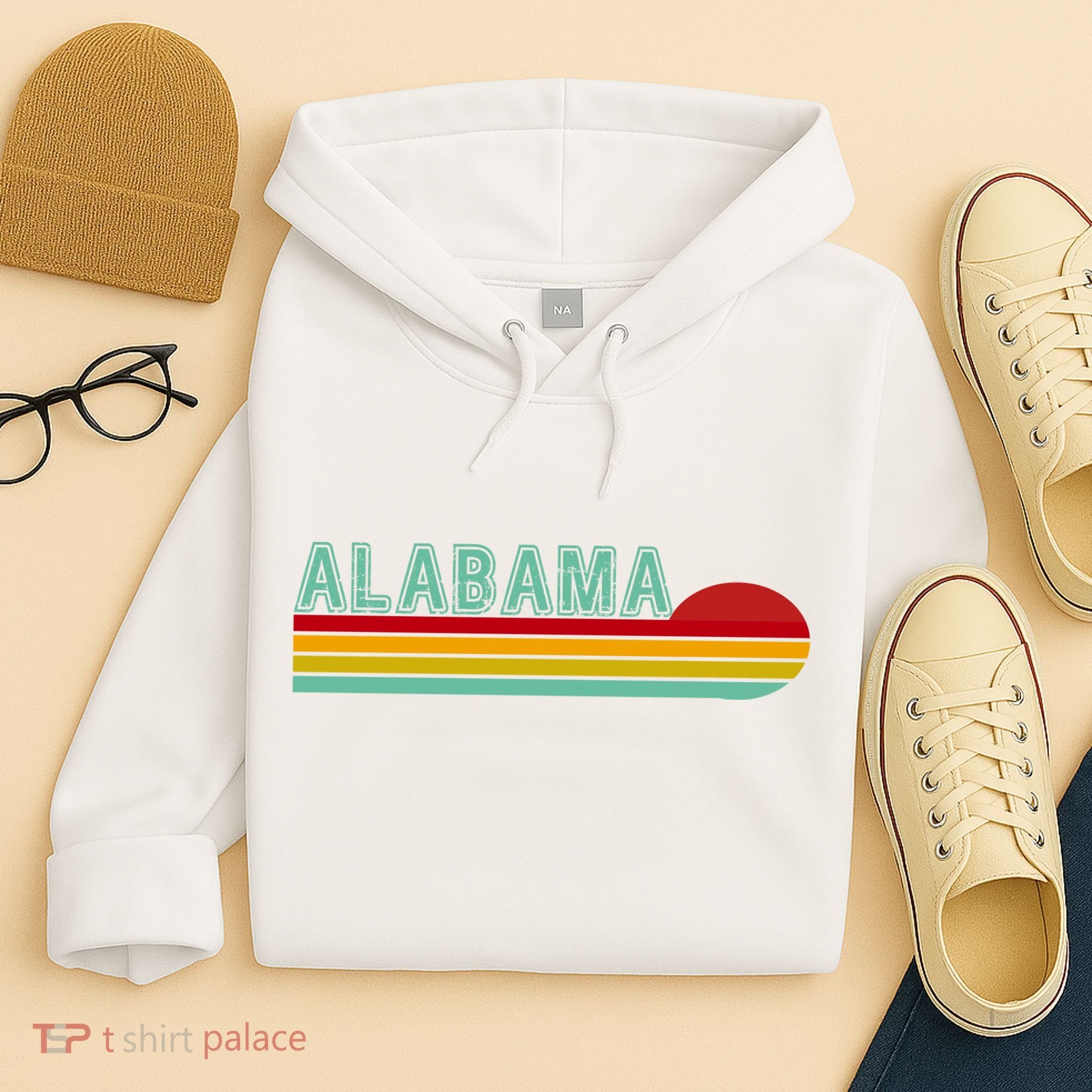 Alabama Retro Style Hoodie