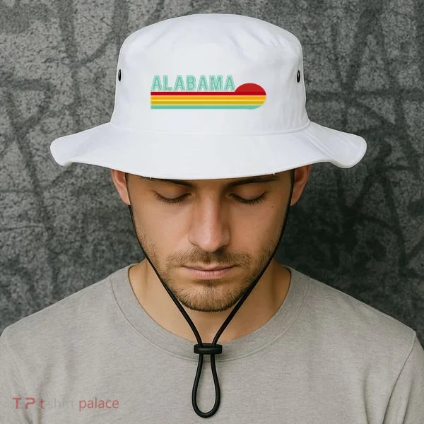 Alabama Retro Style Bucket Hat