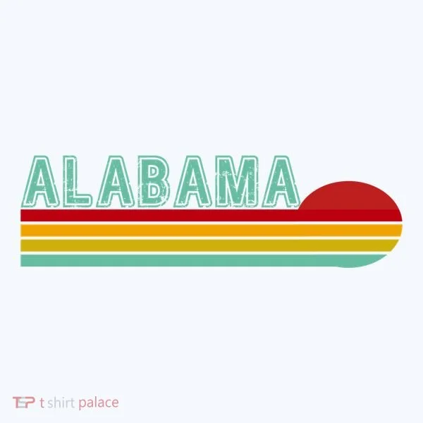 Alabama Retro Style Bucket Hat