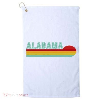 Alabama Retro Style Golf Towel