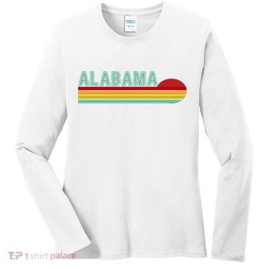 Alabama Retro Style Women's Long Sleeve Shirt