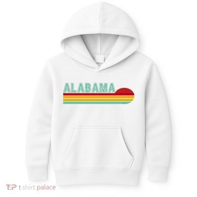 Alabama Retro Style Kids Hoodie