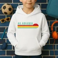 Alabama Retro Style Kids Hoodie thumb 2