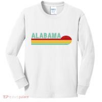 Alabama Retro Style Kids Long Sleeve Shirt thumb 0