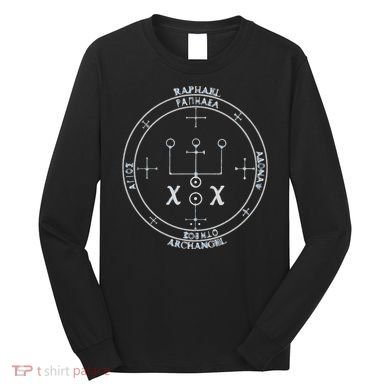 Archangel Raphael Sigil Seal By Mortal Long Sleeve Shirt