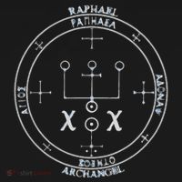 Archangel Raphael Sigil Seal By Mortal Sweatshirt thumb 3
