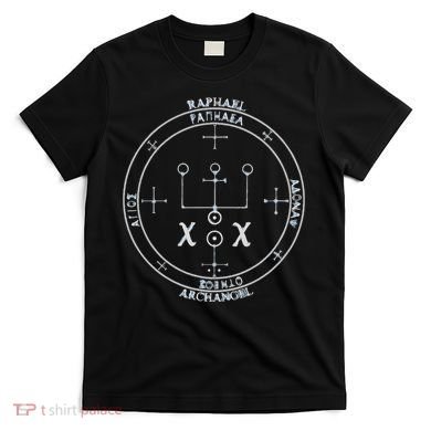 Archangel Raphael Sigil Seal By Mortal T-Shirt