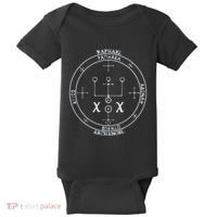 Archangel Raphael Sigil Seal By Mortal Baby Bodysuit thumb 0