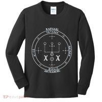 Archangel Raphael Sigil Seal By Mortal Kids Long Sleeve Shirt thumb 0
